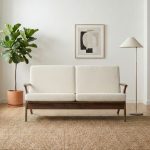 ALSTER 2 Seater Sofa-Cream Fleece