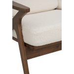 ALSTER 3 Seater L shaped Sofa-Cream Fleece - Image 7