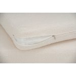 ALSTER 3 Seater L shaped Sofa-Cream Fleece - Image 14