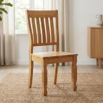 COLEN Full Solid Dining Chair-Oak