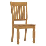 COLEN Full Solid Dining Chair-Oak - Image 6