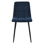ELLY Fabric Dining Chair-Blue - Image 5
