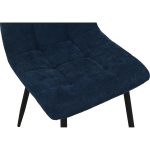 ELLY 4 Seater Sintered Stone Dining Set-Blue - Image 8