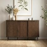 KARAT 3 Sliding Door Sideboard-Walnut