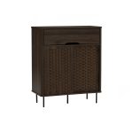 KARAT Sliding Door Storage Cabinet-Walnut - Image 8