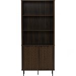 KARAT 2 Sliding Door Display Cabinet-Walnut - Image 2