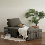 MUNTE 1 Seater Pullout Sofa Bed-Gren - Image 2