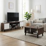 [Package] AETOS 180cm 2 In 1 Living Set-Walnut - Image 3