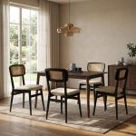 ARGO 4 Seater Dining Set-Black - Image 2
