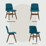 ALYSSA Colorful Fabric Dining Chair - Image 4