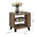 ARCHI Bedside Table-Walnut - Image 4
