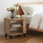 ARCHI Bedside Table-Walnut - Image 2