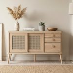 ARTISAN 120cm Sliding Door Sideboard-Oak