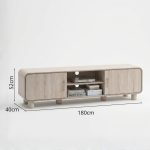 [Package] BELLUNO 180cm 2 In 1 Living Set-White Wash - Image 4