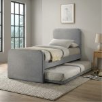 BUSAN Single Size Pet Friendly Pull Out Bed-Grey - Image 2
