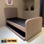 BUSAN Single Size Pet Friendly Pull Out Bed-Grey - Image 4