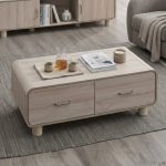 [Package] BELLUNO 180cm 2 In 1 Living Set-White Wash - Image 2