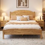 CALLIO Queen Size Wooden Bed Frame-Natural