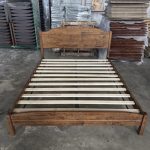 CALLIO Queen Size Wooden Bed Frame-Walnut - Image 2