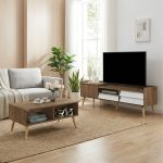 [Package] CARSON 180cm 2 In 1 Living Set-Puritan Pine - Image 3