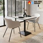 COLLEEN 2 Seater Sintered Stone Dining Set