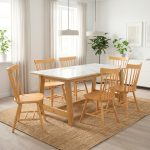 DAINA 6 Seater Dining Set-Natural - Image 4