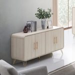 PUGLIA 160cm 4 Door Sideboard-White Wash - Image 2