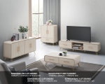 PUGLIA 180cm TV Cabinet-White Wash - Image 4