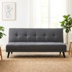 EMILIA 3 Seater Sofa Bed-Grey