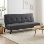 EMILIA 3 Seater Sofa Bed-Grey - Image 2