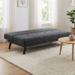 EMILIA 3 Seater Sofa Bed-Grey - Image 3