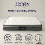 Honey SPINAL WAVE 9 Inch Bonnell Spring Mattress