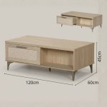 [Package] HOSHI 180cm 2 In 1 Living Set-Oak - Image 7