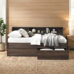 IRENE Single & Super Single Drawer Storage Daybed-Walnut