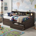 IRENE Single & Super Single Drawer Storage Daybed-Walnut - Image 2