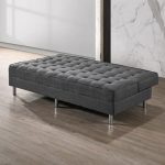 JUNEAU 3 Seater Sofa Bed-Grey - Image 2