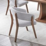 KALUA Wooden Lounge Chair-Grey Fleece - Image 3