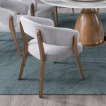 KALUA Wooden Lounge Chair-Grey Fleece - Image 2