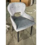 KAZE 6 Seater Sintered Stone Dining Set-Grey - Image 3