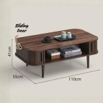 [Package] MALMU 180cm 2 In 1 Living Set-Walnut - Image 8