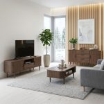 [Package] MALMU 180cm 2 In 1 Living Set-Walnut - Image 7