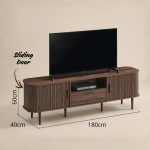 [Package] MALMU 180cm 2 In 1 Living Set-Walnut - Image 3