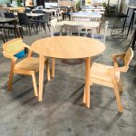 MIDNA 2 Seater Dining Set-Solid Seat - Image 3