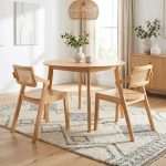 MIDNA 2 Seater Dining Set-Solid Seat - Image 2