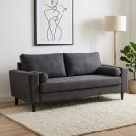 MONZA 3 Seater Sofa-Dark Grey - Image 2