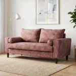 MONZA 3 Seater Sofa-Marble Rose - Image 2