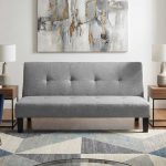 OLIVE 3 Seater 140/170cm Sofa Bed-Grey