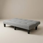 OLIVE 3 Seater 140/170cm Sofa Bed-Grey - Image 6