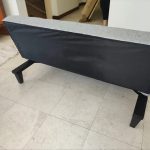 OLIVE 3 Seater 140/170cm Sofa Bed-Grey - Image 4