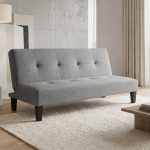 OLIVE 3 Seater 140/170cm Sofa Bed-Grey - Image 2